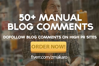 do MANUALLY 50 Blog Comment 2PR7 4PR6 10PR5 10Pr4 12Pr3 12Pr2 DoFollow Backlinks