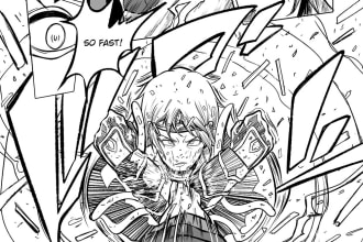 draw amazing manga or comic page for you