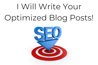 write your optimized blog posts