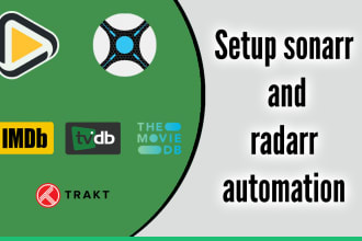 setup sonarr and radarr automation