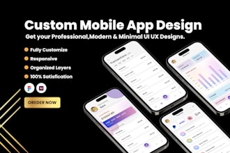 design stunning wireframe, app design, web design, UX case study in figma