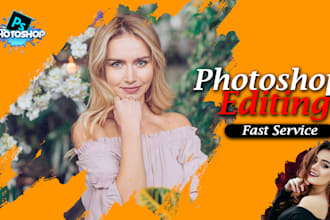 do any kind of photoshop editing job