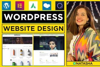 develop wordpress website design with responsive web design