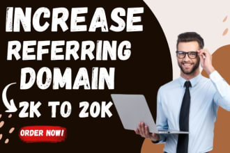 increase top 20k referring domain seo backlinks