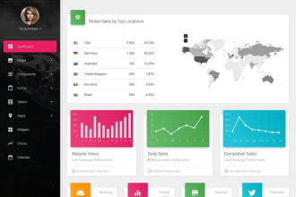 develop a full stack web app with react and django
