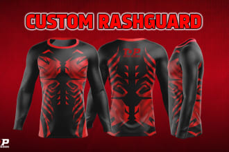 design MMA rashguard  for sublimation