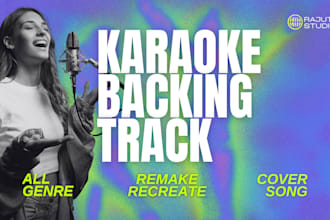 remake instrumental backing track for karaoke or cover song