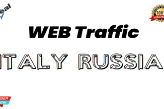 send japan, italy, world wide web traffic original or real website visitors