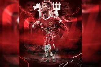 create sports graphics especially football design