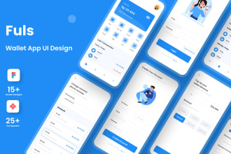 do UI UX design for mobile app with figma