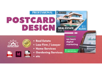 design powerfull eddm postcard real estate, law firm, etc