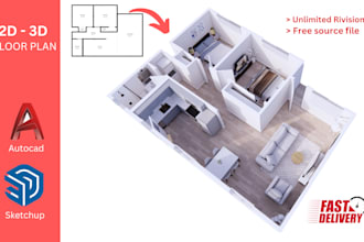 custom 3d floor plan designs for homes and offices