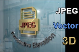 creative 3d logo design and realistic materials rendering