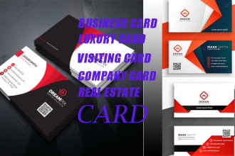 design professional business card and print ready, logo design
