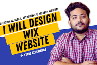 design or redesign wix website