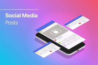 write your social media captions, facebook and linkedin posts