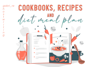research and write your cookbook, recipes or diet meal plan