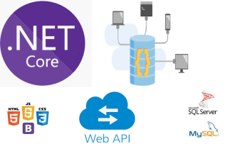 build responsive website with asp net core, HTML5, css3