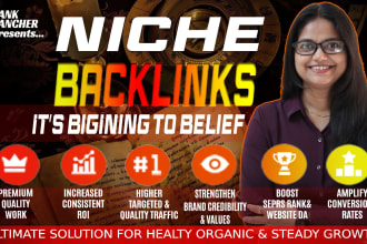 blast google rank with do follow niche relevant contextual SEO backlink services