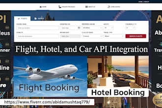 integrate travelport and amadeus apis for your flight booking engine