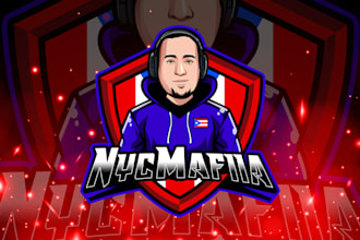 create professional twitch logo, overlays and screens