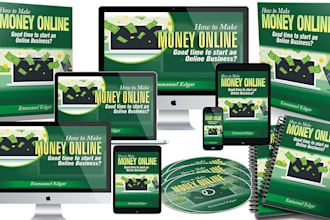 design online course mockup bundle and ecover bundle