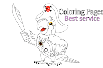 draw and design amazing children and adult coloring book page