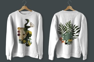create attractive graphic t shirt design for merch by amazon