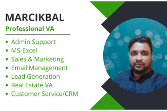 be a virtual assistant for admin support