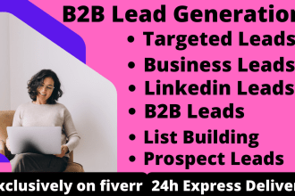 do b2b lead generation, email address by using linkedin