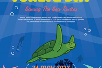 design cartoon theme poster design