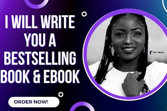 write you the best book and ebook on any title or topic