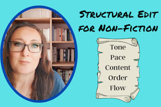 structural edit your non fiction or memoir