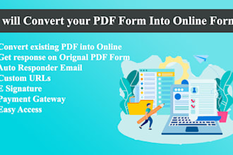 convert your PDF form into online form