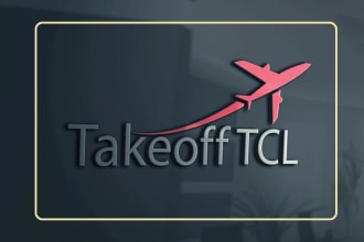 create luxury eye catchy airplane logo