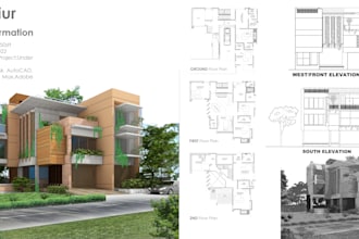 be professional drawing in autocad and 3ds studio max