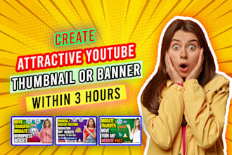 create attractive youtube thumbnails