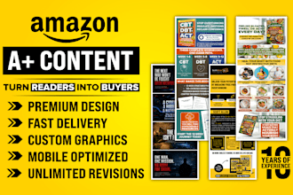 design professional amazon KDP a plus content that sells