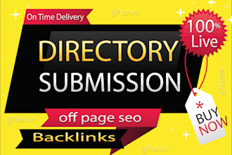 provide high quality live directory submission
