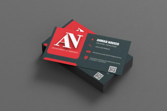 create a luxury professional business card with a qr code