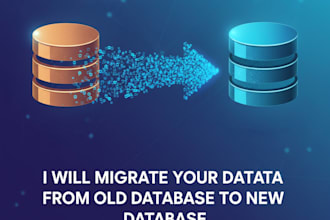 migrate your data from old database to new database