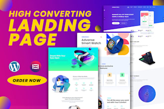 create modern responsive wordpress website or blog elementor