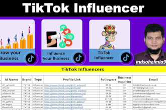find tiktok influencer for influencer marketing