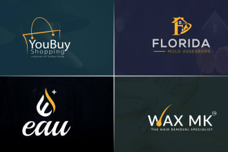 design a clean and elegant flat minimal business logo
