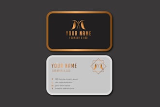 create business card or visiting card for you