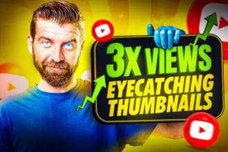 design amazing youtube thumbnail in 3 hours