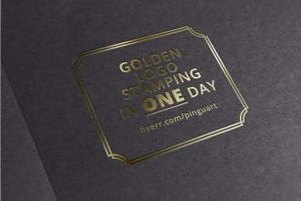 gold stamp your logo
