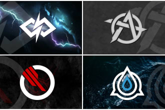 do initial letter esports logo for twitch and gaming