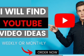 research profitable youtube  video ideas within your niche