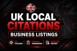build UK local citations and business listings